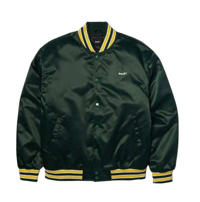 Veste de baseball HUF « Renaissance Numérique » - Vert Forêt