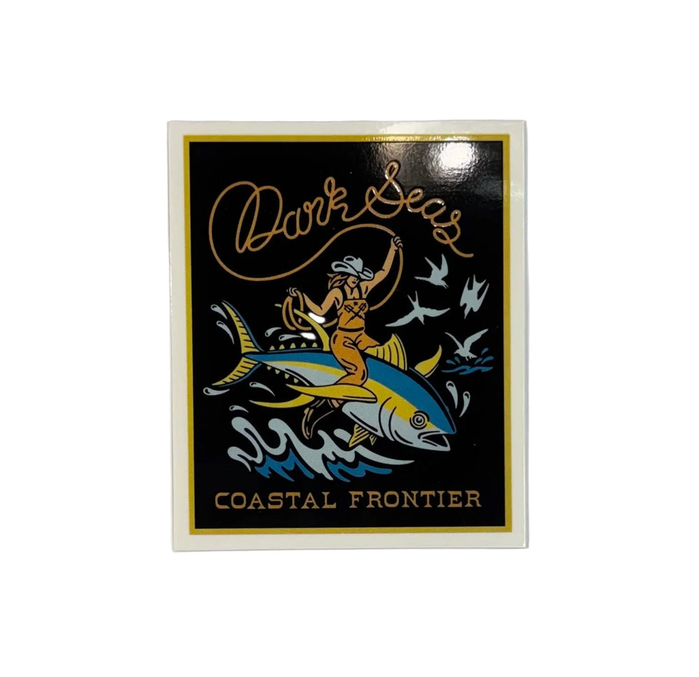 Autocollant Dark Seas 'Costal Frontier' - Noir