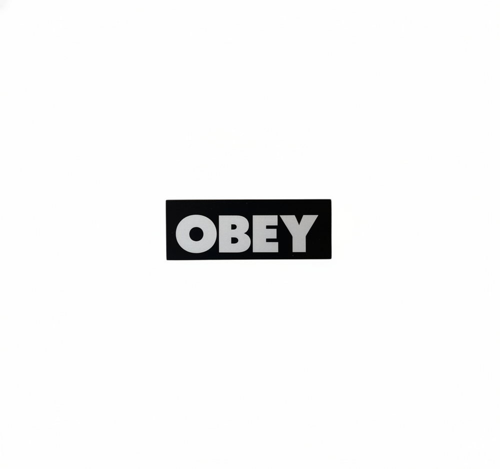 Autocollant Obey 'Lil Logo' - Noir
