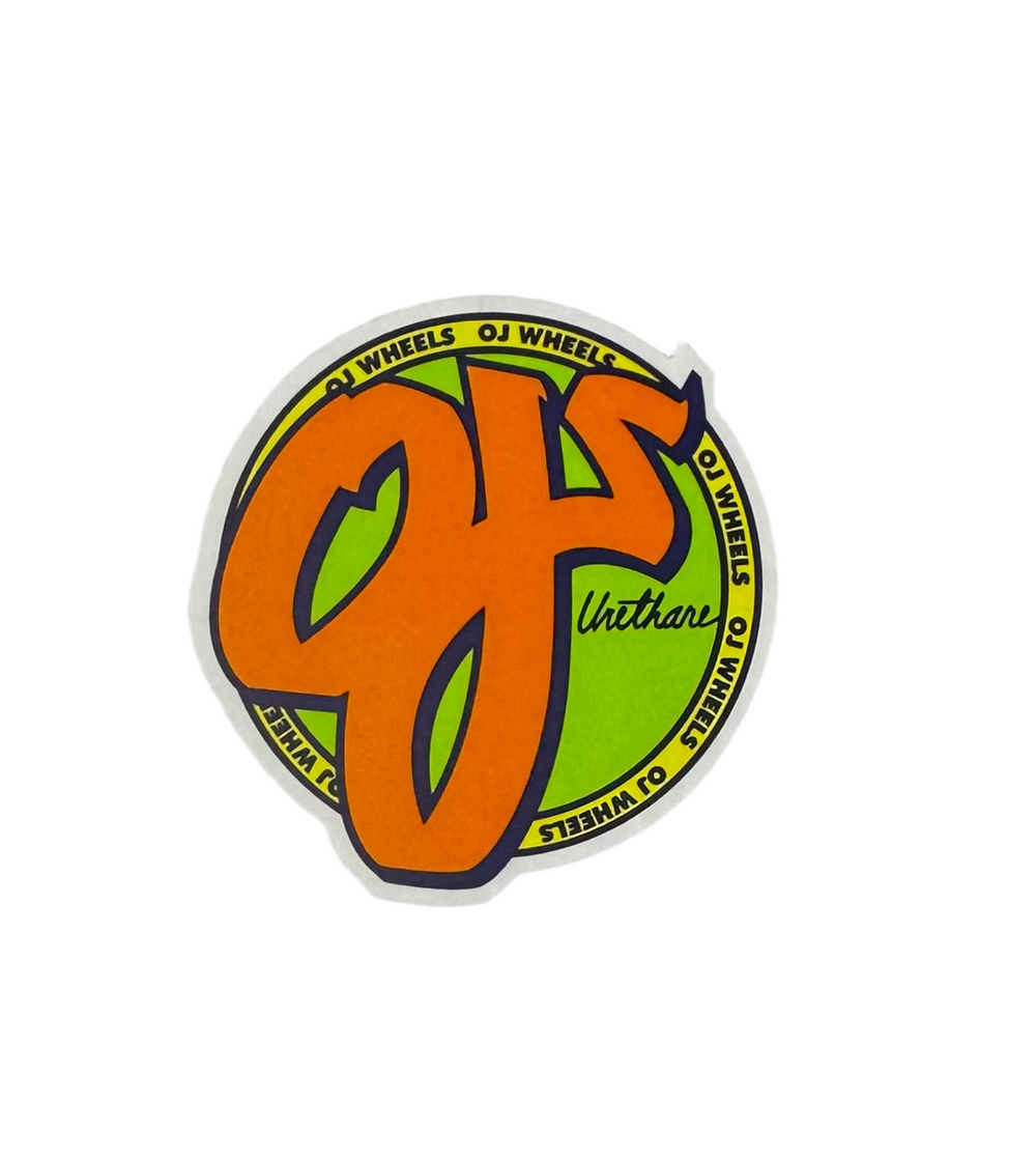 Autocollant 'Logo OG' OJ's Wheels - Lime/Vert