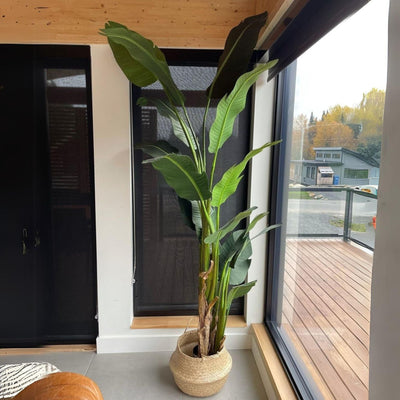 Plante artificielle Maza Oiseau de Paradis en pot (plusieurs tailles)