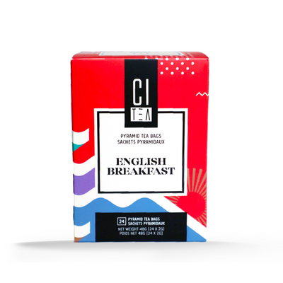 Thé du petit-déjeuner anglais - 24 sachets de thé pyramidaux