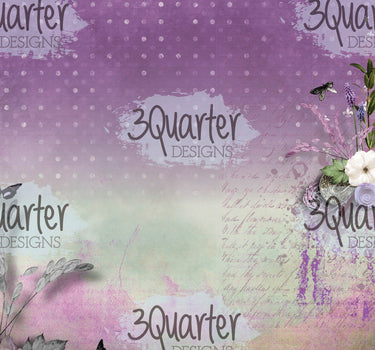 3Quarter Designs - Enchanted Amethyst - Paper Pad 8 x 8