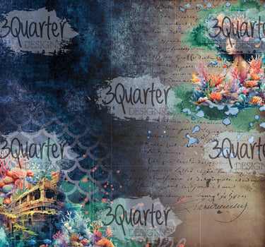 3Quarter Designs Poseidon's Kingdom 8x8 Paper Pack