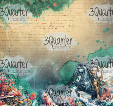 3Quarter Designs Poseidon's Kingdom 8x8 Paper Pack