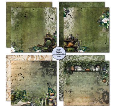 3Quarter Designs Earth Witch 8x8 Paper Pack