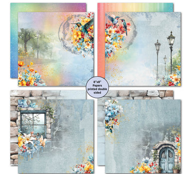 3Quarter Designs Tomorrow's Rainbow 8x8 Paper Pack