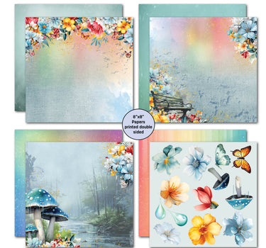 3Quarter Designs Tomorrow's Rainbow 8x8 Paper Pack