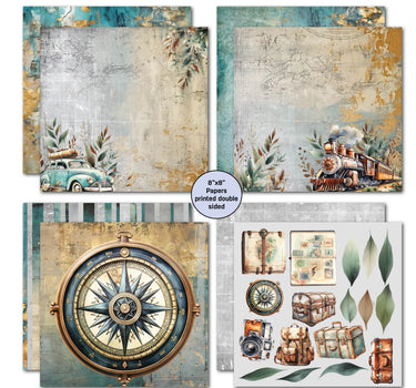3Quarter Designs Adventures Return 8x8 Paper Pack