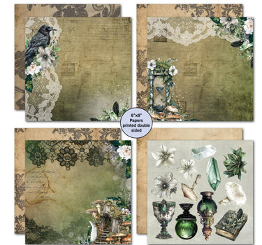 3Quarter Designs Earth Witch 8x8 Paper Pack