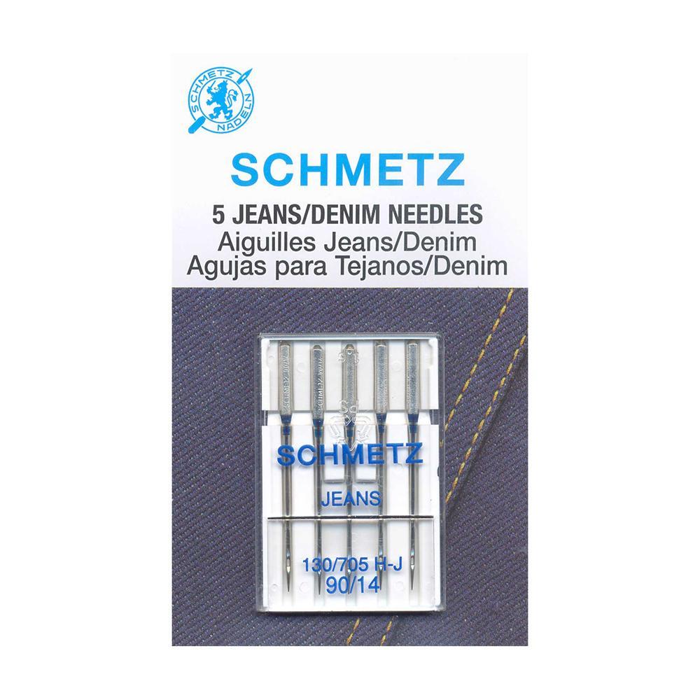 SCHMETZ #1782 Denim Needles Carded - 90/14 - 5 Pieces — Cottage Quilting Ltd.