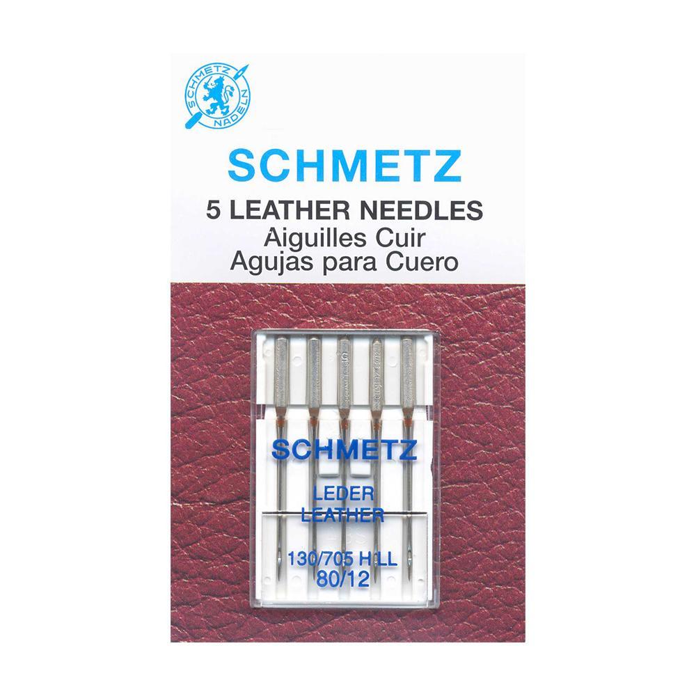 SCHMETZ #1784 Leather Needles Carded - 80/12 - 5 Pieces — Cottage Quilting Ltd.
