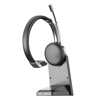 ProComm™ Professional Bluetooth Headset for Microsoft Teams & Call Centers – Wireless Headset with Noise-Cancelling Microphone, USB Dongle & Charging Base – Office, VoIP & Trucker Use