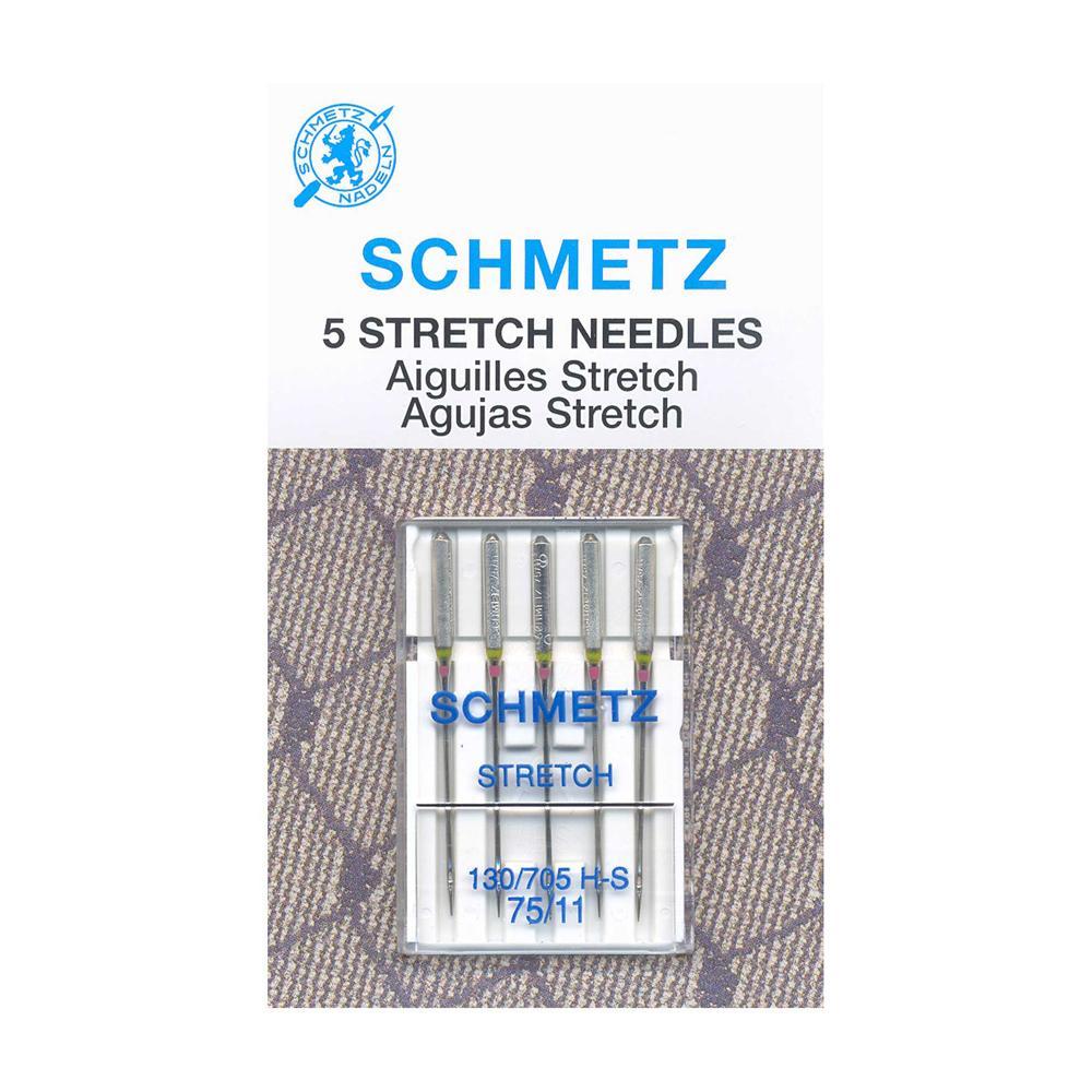 SCHMETZ #1722 Stretch Needles Carded - 75/11 - 5 Pieces — Cottage Quilting Ltd.