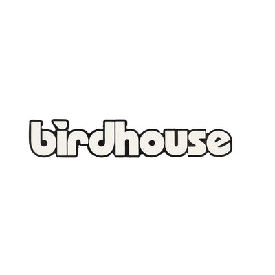 Autocollant "Text Logo" d'oiseau - Blanc