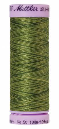Fil de coton Mettler Silk-Finish 50wt Varié 109 vg/100 m Fougères
