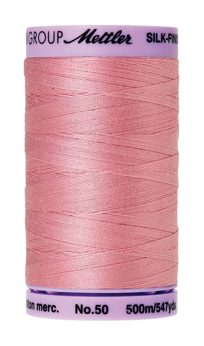 Mettler Silk-Finish - Quartz Rose - Fil de Coton Uni 50wt 547 vg/500 m