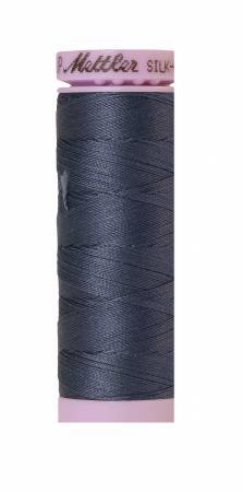 Fil de coton uni Mettler Silk-finish 50wt 164 vg/150 m Bleu Ombre