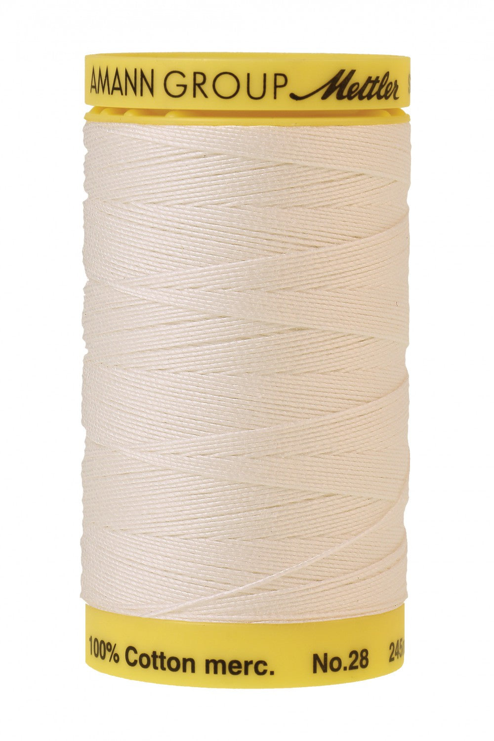 Fil de coton uni Mettler Silk-Finish 28wt 275 verges Candlewick