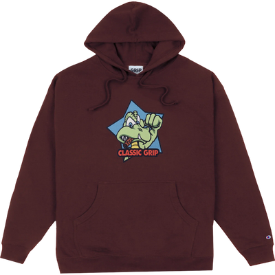 Tricot à Capuchon Classique 'Cool Gator' - Bordeaux