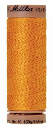 Fil de coton uni Mettler Silk-Finish 40wt 164 vg/150 m Marigold
