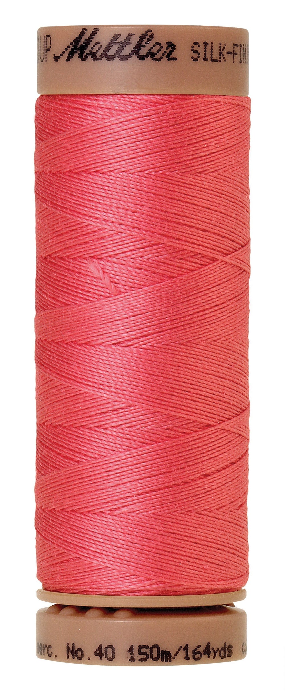 Mettler  Silk-Finish 40wt Solid Cotton Thread 164yd/150M Persimmon — Cottage Quilting Ltd.