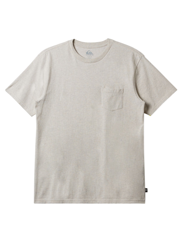 Quiksilver T-shirt à poche 'Salt Water' - Gris Athlétique