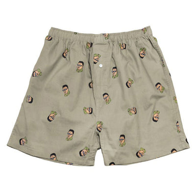 40’s & Shorties 'Kim Jong Un' Boxer Shorts - Sage