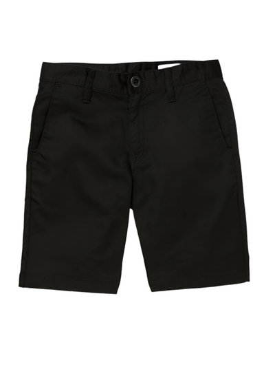 Volcom 'Frickin' Chino Shorts - Black (KIDS)