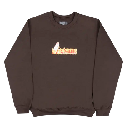 Chandail 'Horse Box Logo' Frosted Skateboards - Brun