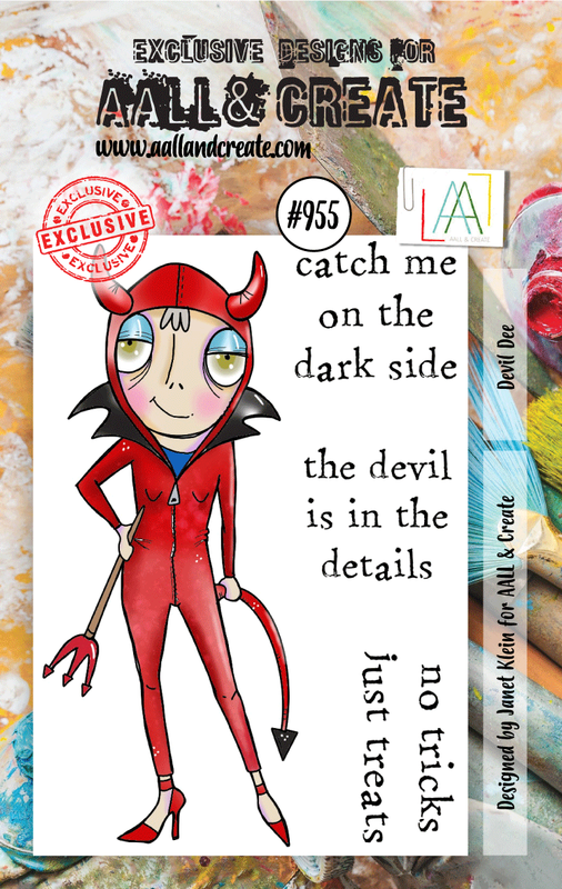 AALL & Create n°955 - Kit de tampons A7 - Devil Dee