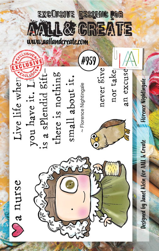 AALL & Create n°959 - Set de tampons A7 - Florence Nightingale