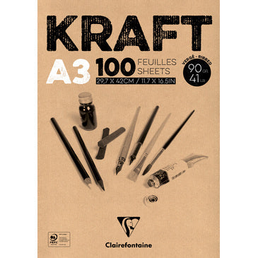 Clairefontaine - Brown Kraft Paper Pads