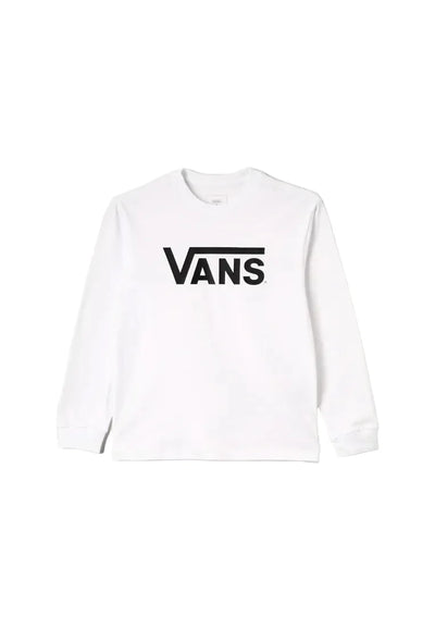 Vans 'Classic' L/S - White (KIDS)
