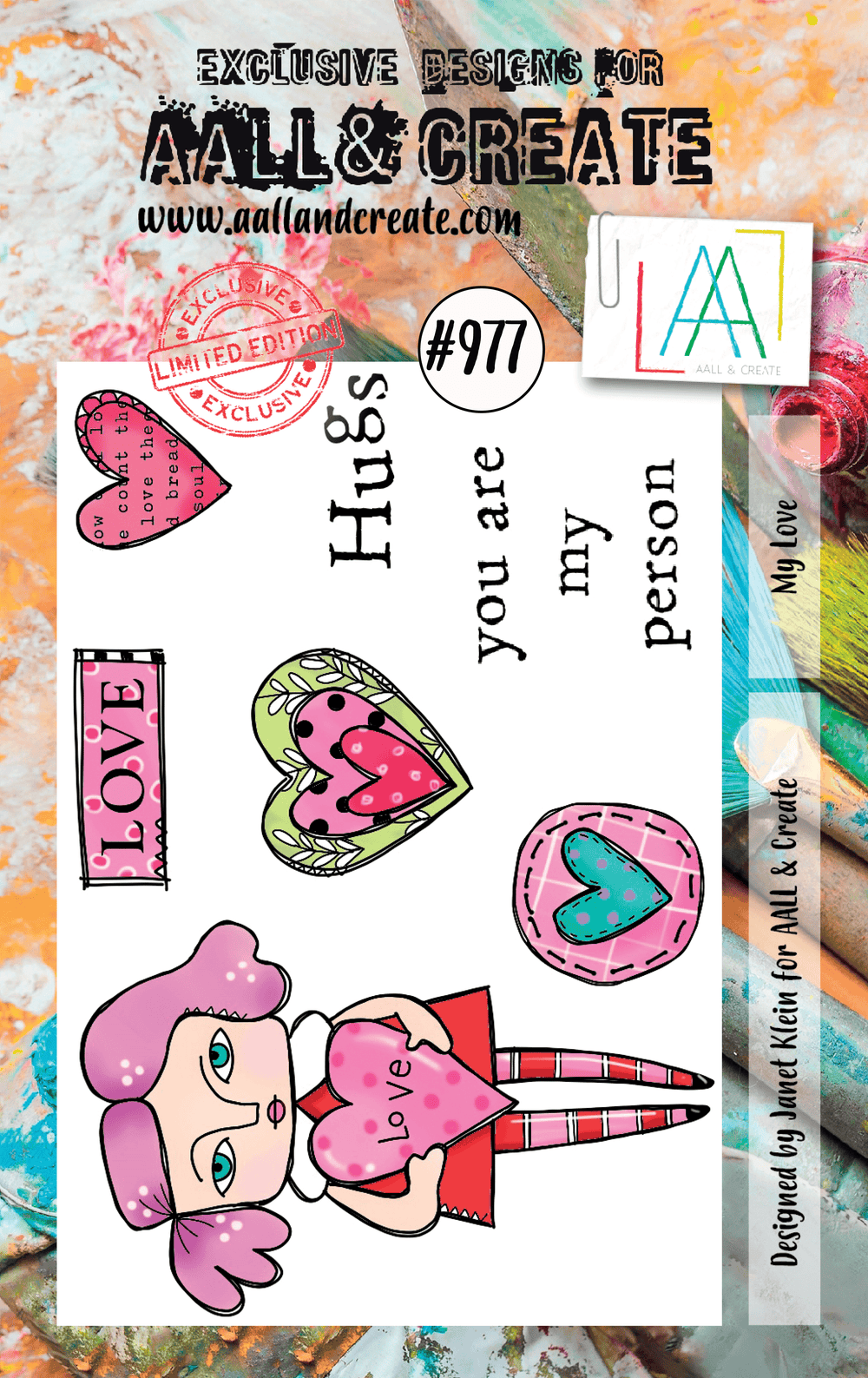 AALL and Create Set de Tampons - 977 - Mon Amour