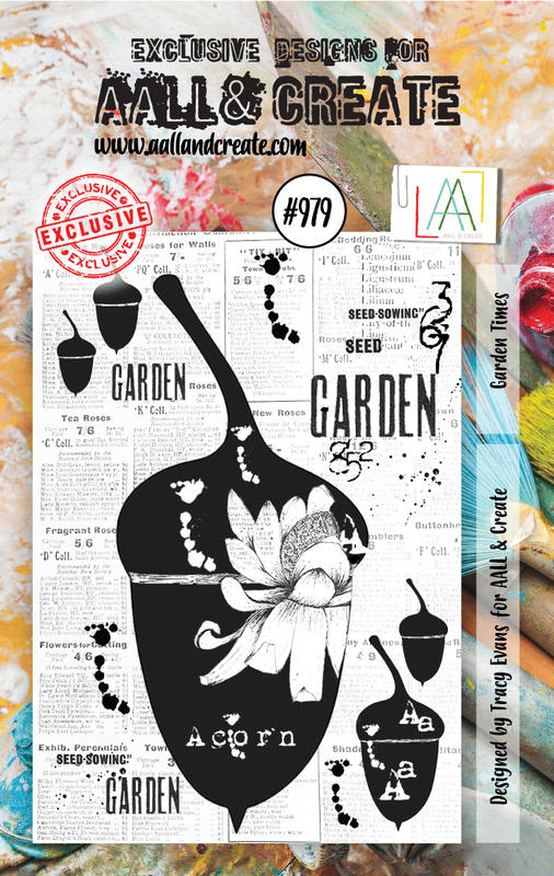 AALL and Create Lot de Tampons A7 - #979 - Garden Times