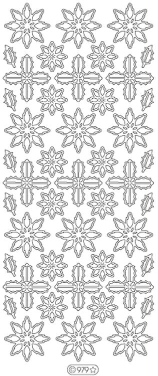 Autocollants Déco - Poinsettias