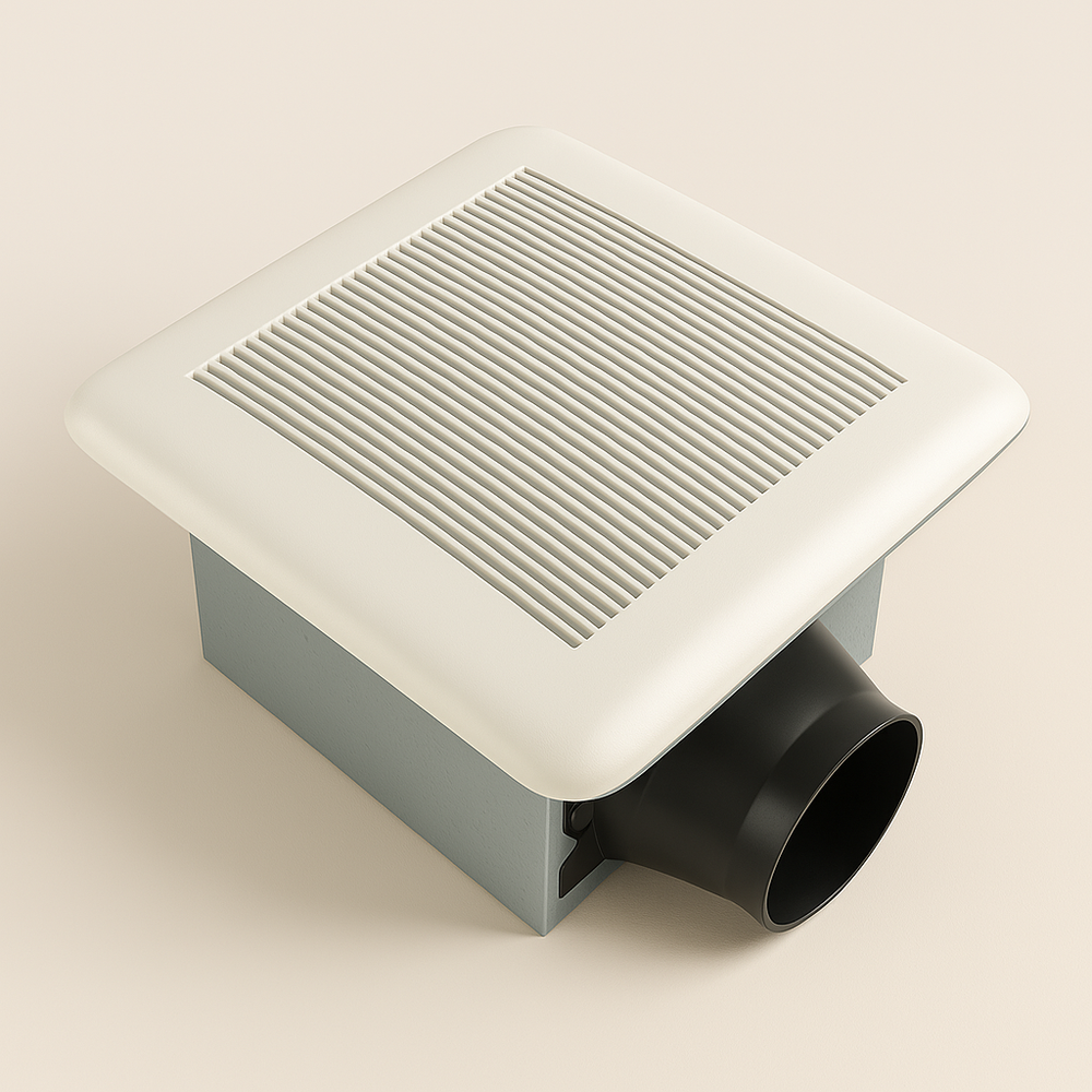 Milano TY-80-E Bathroom Exhaust Fan, 80 CFM — 0.7 Sone, ENERGY STAR