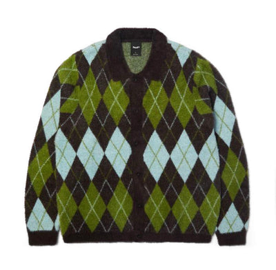 Chandail en mohair 'Cooper' de HUF - Brun foncé