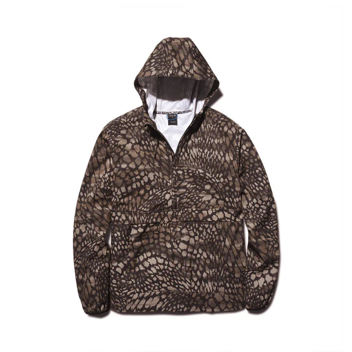 Veste coupe-vent anorak 'Complex' de Stance - Vert foncé