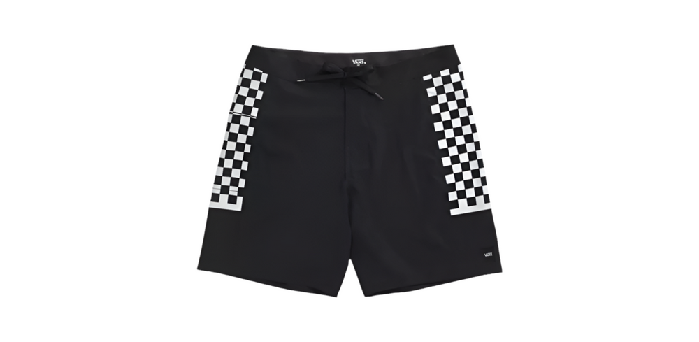 Vans 'Side Bar' Boardshorts - Black/White
