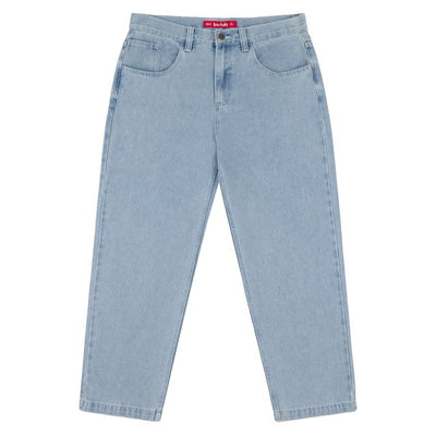 Pantalons en denim Loviah 'OG' Baggy 5 poches - Lavage Blanc Bleu