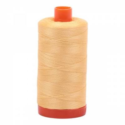 Aurifil Thread #1138 Solid Butter Taffy — Cottage Quilting Ltd.