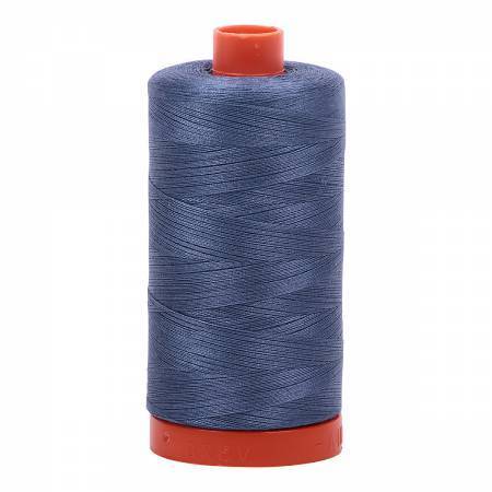 Aurifil Thread #1248 Solid Dark Grey Blue — Cottage Quilting Ltd.