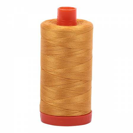 Aurifil Thread #2140 Solid Orange Mustard — Cottage Quilting Ltd.