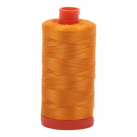 Aurifil Thread #2145 Solid Yellow Orange — Cottage Quilting Ltd.