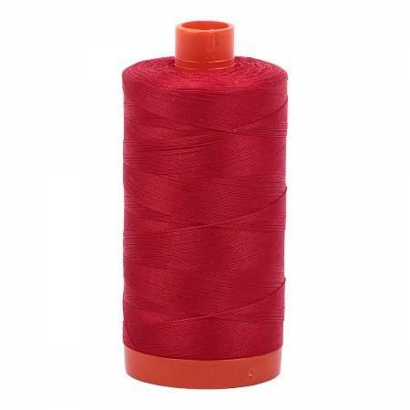 Aurifil Thread #2250 Solid Red — Cottage Quilting Ltd.