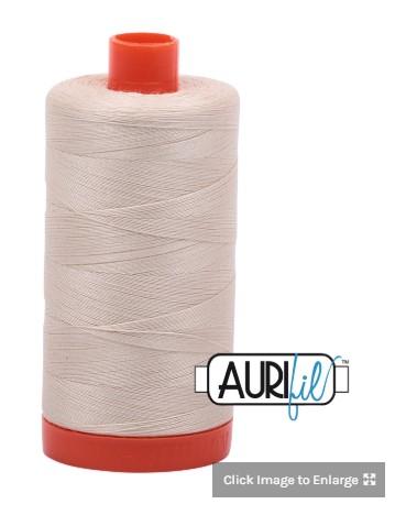 Aurifil Thread #2310 Solid Light Beige — Cottage Quilting Ltd.