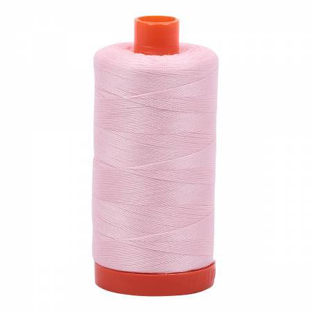 Aurifil Thread #2410 Solid Pale Pink — Cottage Quilting Ltd.