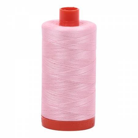 Aurifil Thread #2423 Solid Baby Pink — Cottage Quilting Ltd.